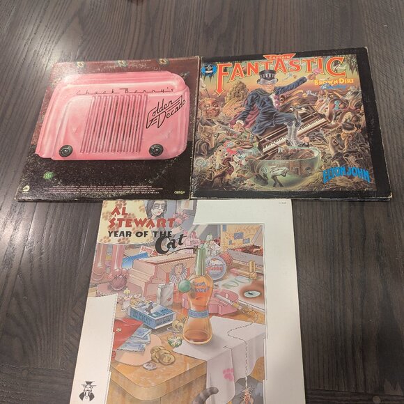 3 Nostalgic Albums Al StewartElton John Chuck Berry